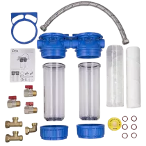 Station de filtration anticalcaire et anti-impuret&eacute;s 