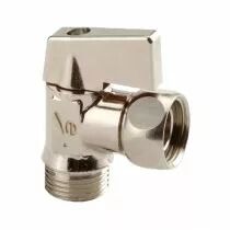 Vanne &agrave; sph&egrave;re laiton nickel&eacute; pour r&eacute;servoir WC