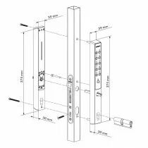 Serrure &agrave; code m&eacute;canique VITA