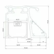 Poign&eacute;e ventouse - CPREG2NAR/250