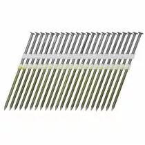 Cloueur &agrave; bandes pointe t&ecirc;te ronde lisse - reli&eacute;e par plastique