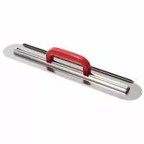 Platoir chapiste inox double arrondi et bords pli&eacute;s