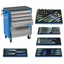 Servante de m&eacute;canicien 940E1 - 62 outils