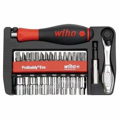 Jeu d'embouts et cl�s � douille 1/4  24 pi�ces