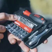 Jeu d'embouts et cl&eacute;s &agrave; douille 1/4  24 pi&egrave;ces