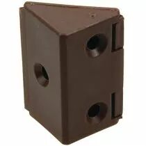 Taquet d'assemblage plastique en applique - livr&eacute; avec couvercle