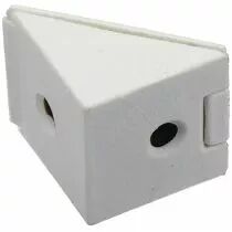 Taquet d'assemblage plastique en applique - livr&eacute; avec couvercle