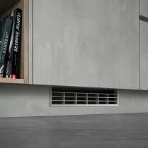 Grille d'a&eacute;ration pour plinthe 396 x 83 mm