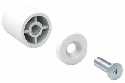 But�e ronde de tablier avec rondelle et vis