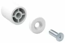 But&eacute;e ronde de tablier avec rondelle et vis