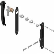 Poign&eacute;e encastr&eacute;e - Ensemble poign&eacute;e