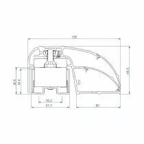 BO 800 RN - 2 ventouses