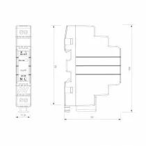 Alimentation non secourue 12 Vcc - 1 module