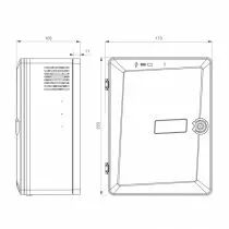 Coffret ABS secouru - 12 / 24 Vcc