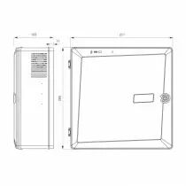 Coffret ABS secouru - 12 / 24 Vcc