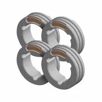 Jeu de 4 galets moteur type F pour postes Gys et Lincoln