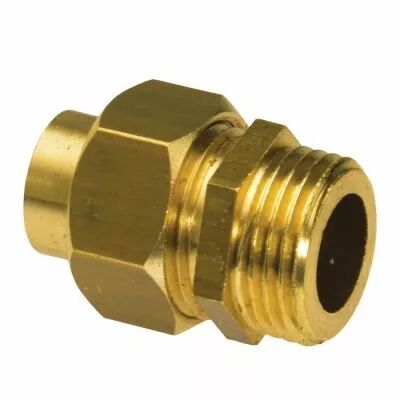 Union droit � visser m�le � joint sph�ro-conique