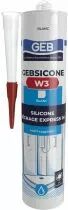 Silicone sanitaire W3 Gebsicone - multi-supports
