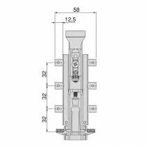 Ferrure fixation meuble haut invisible r&eacute;versible