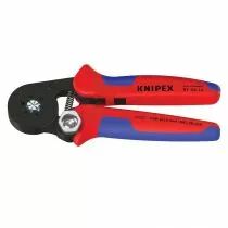 Pince &agrave; sertir auto-ajustable pour embouts de c&acirc;ble