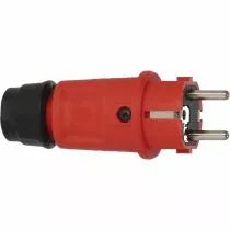 Fiche &eacute;lectrique m&acirc;le 2P+T