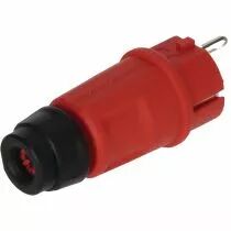 Fiche &eacute;lectrique m&acirc;le 2P+T