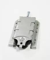 Roulette rail acier pour placard coulissant