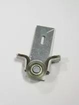 Roulette rail acier pour placard coulissant