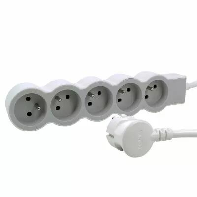 Multiprise standard 5 prises 2P+T
