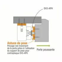 Support de pose EH3-APH pour contreplaque