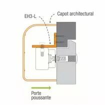 Capot architectural pour ventouses EH3