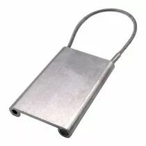 Plaque de marquage en aluminium