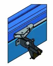 R&eacute;cepteur pour ch&acirc;ssis de fa&ccedil;ade