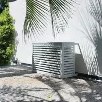 Cache clim / PAC aluminium