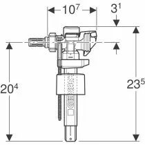 Robinet flotteur Type 383 alimentation lat&eacute;rale