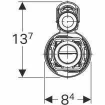 M&eacute;canisme de chasse complet double touche - alimentation lat&eacute;rale
