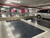 But&eacute;e de parking en caoutchouc