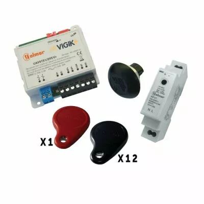 Kit centrale VIGIK + 12 badges