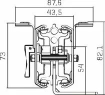 Kit complet pour table extensible Alu77 Frontslide