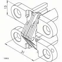Kit complet pour table extensible Alu77 Frontslide