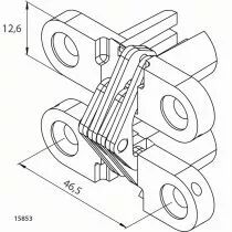 Kit complet pour table extensible Alu77 Frontslide