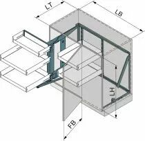 Kit complet extension d�angle Magic Corner Standard II