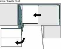 Kit complet extension d�angle Magic Corner Standard II
