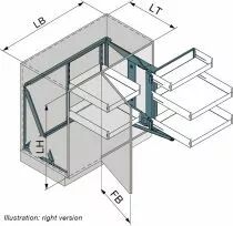 Kit complet extension d�angle Magic Corner Standard II