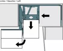 Kit complet extension d�angle Magic Corner Comfort II