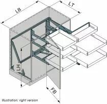 Kit complet extension d�angle Magic Corner Comfort II