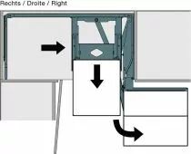 Kit complet extension d�angle Magic Corner Comfort II