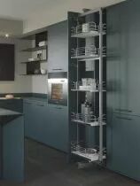 Colonne de cuisine extractible pivotante 5 paniers