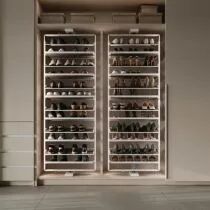 Range-chaussures pivotant