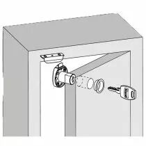 Serrure &agrave; claquer automatique